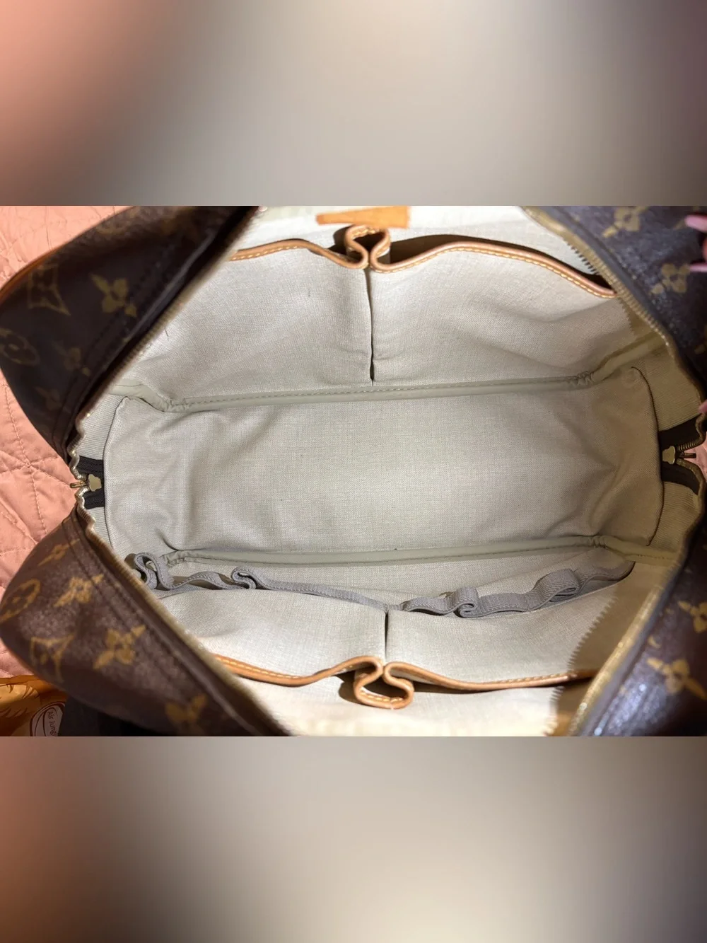 Louis Vuitton Deauville bag in monogrammed canvas 1997vintage highly sought +COA